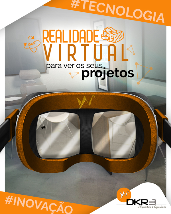 Realidade virtual para ver os seus projetos