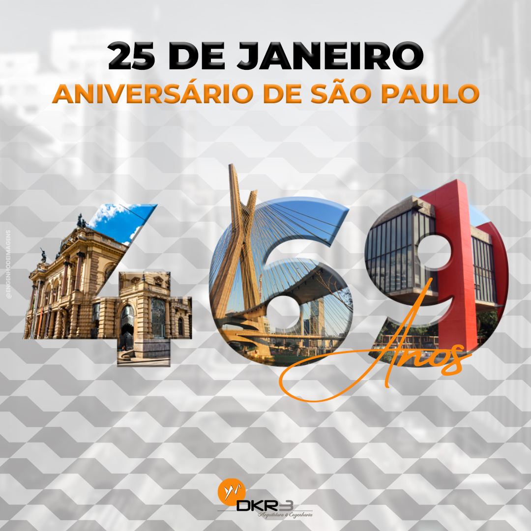 Hoje SÃO PAULO completa 469 anos de história! 